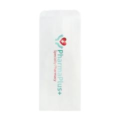 White Kraft Prescription Bag - Digital Splash