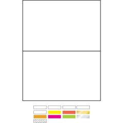 White Litho Laser Labels