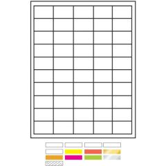White Litho Laser Labels