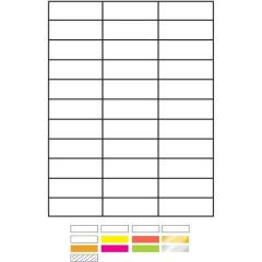 White Litho Laser Labels