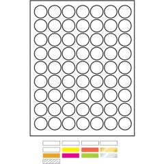 White Litho Laser Labels