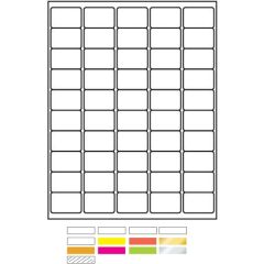 White Litho Laser Labels