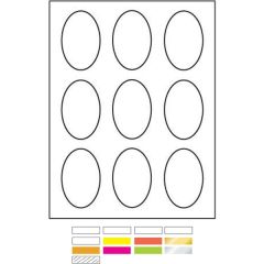 White Litho Laser Labels