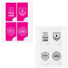 White Litho Laser Labels