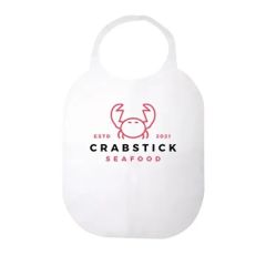 White Lobster Bib