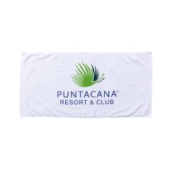 White Resort Beach Towel