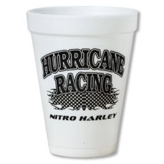 White Styrofoam Tumbler - 12 Oz