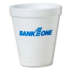 White Sytrofoam Tumbler - 8 Oz