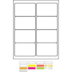 White Vinyl Laser Labels