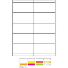 White Vinyl Laser Labels