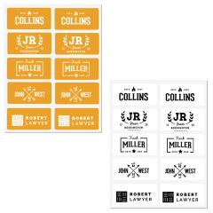 White Vinyl Laser Labels