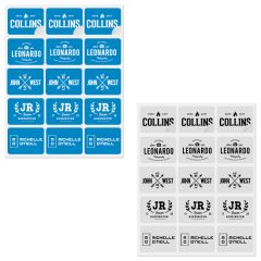 White Vinyl Laser Labels