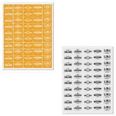 White Vinyl Laser Labels