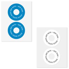 White Vinyl Laser Labels