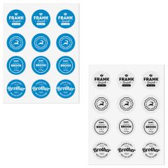 White Vinyl Laser Labels