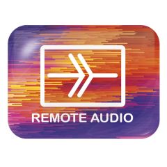 White Vinyl Perm Adh Rectangle Domed Decal