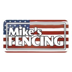 White Vinyl Perm Adh Rectangle Domed Decal