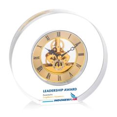 Wilkes Vividprint Clock - Gold