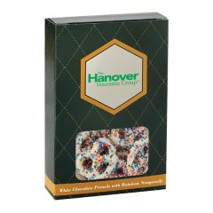 Window Box With Chocolate Pretzels With Rainbow Nonpareils