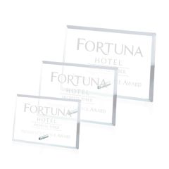 Windsor Rectangle Horizontal Award - Chrome