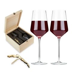 Wine Glass And Corkscrew Gift Box