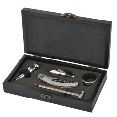 Wine Opener Set With A Wood Case