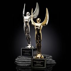Winged Achievement Award On Marble