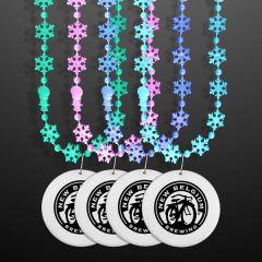 Winter Princess Snowflake Beads With Medallionnon-Light Up