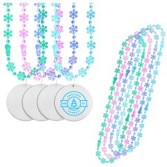 Winter Princess Snowflake Beads With Medallionnon-Light Up