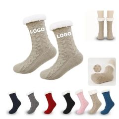 Winter Slipper Socks With Gripper