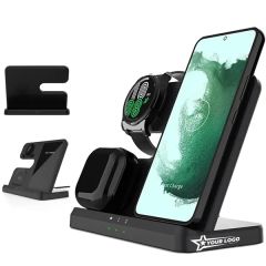 Wireless Charger Station 3 In 1 Fast Charging Stand