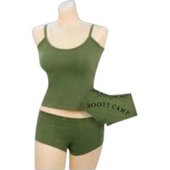 Women's Olive Drab 'booty Camp' Shorts