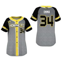Women's/Girls Softball Full Button Jersey