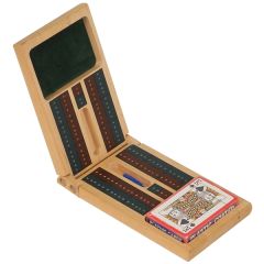 Wood Cribbage Game Gift Set