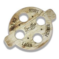 Wood Flight Tray Circular