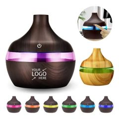 Wood Grain 7 Colors Air Humidifier Essential Oil Diffuser