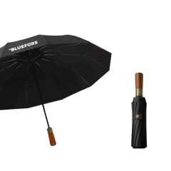 Wood Handle Automatic Umbrella