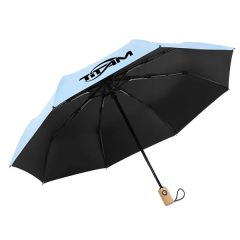 Wooden Handle Automatic Folding Umbrella