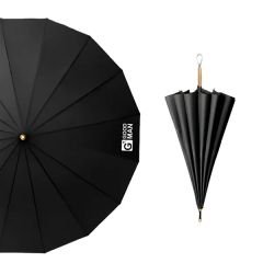 Wooden Handle Manual Straight Umbrella