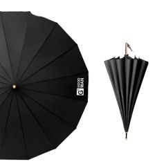 Wooden Handle Manual Straight Umbrella