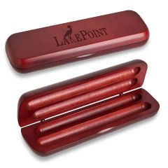 Wooden Pen Box Double Pen