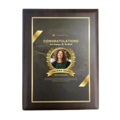 Wooden Plaque Award - Vivid Full Color Print