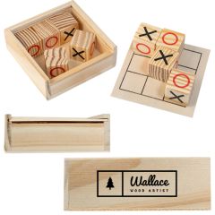 Wooden Tic-Tac-Toe