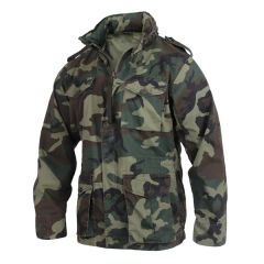 Woodland Camo Lightweight Vintage M-65 Field Jacket