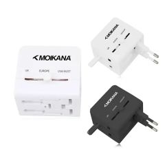 Worldwide Power Adapter W/ USB Port