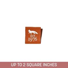 Woven Center-Fold Labels Up To 2 Sq Inches