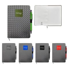 Woven Notebook Pen Set