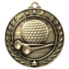 Wreath Award Medal - Golf