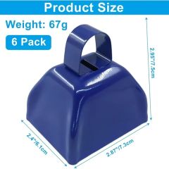 Wrist Strap Cowbell Iron Craft Cheer Bell