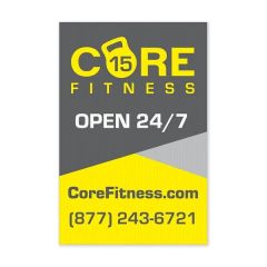 Yard Sign - 18 Inch W X 24 Inch H Vertical